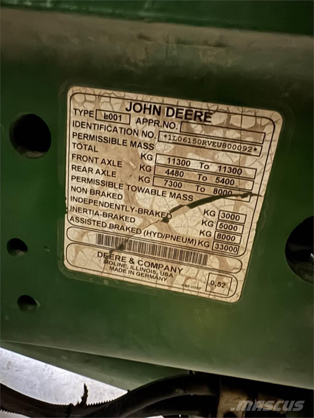 John Deere 6150R Τρακτέρ