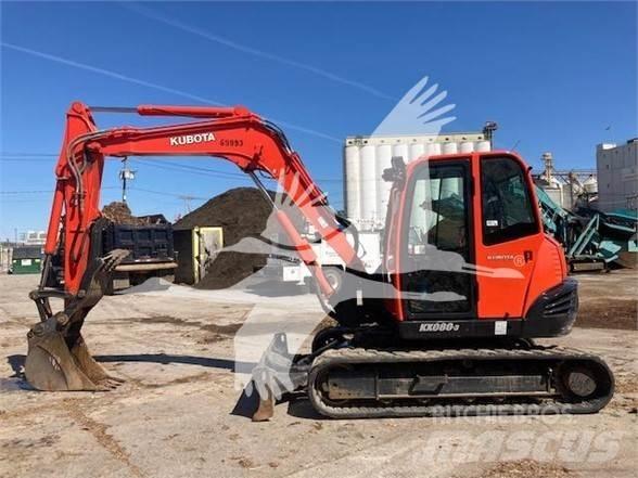 Kubota KX080-3 Εκσκαφείς με ερπύστριες