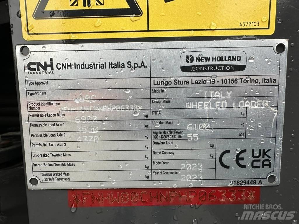 New Holland W 80 C Φορτωτές πολλαπλών χρήσεων