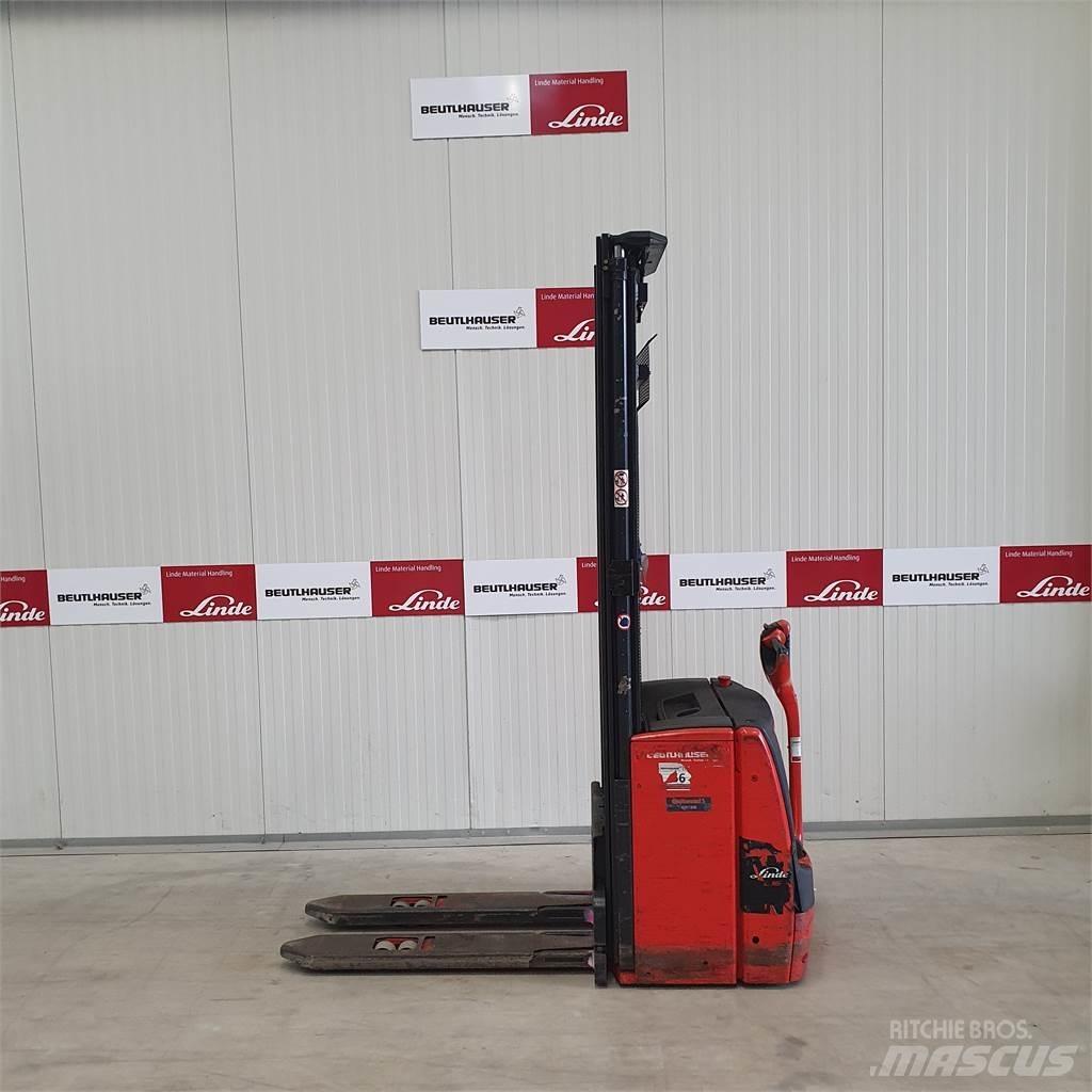 Linde L16 Παλετοφόρα πεζού χειριστή με ιστό