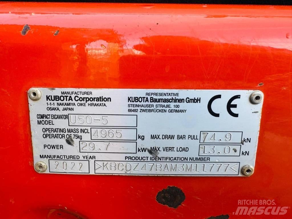Kubota U50-5 Εκσκαφάκι (διαβολάκι) < 7t