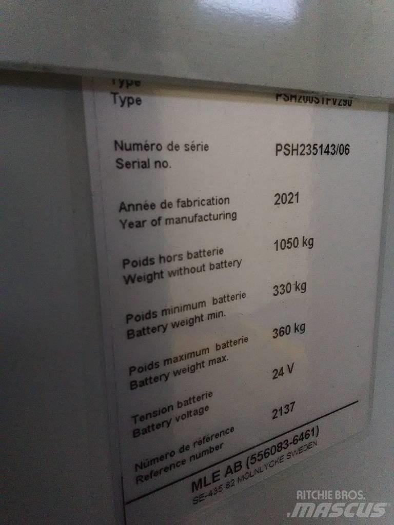 UniCarriers PSH200 Παλετοφόρα πεζού χειριστή με ιστό