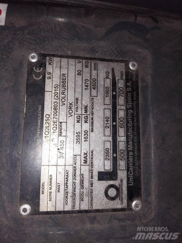 UniCarriers QX25 Ηλεκτρικά περονοφόρα ανυψωτικά κλαρκ
