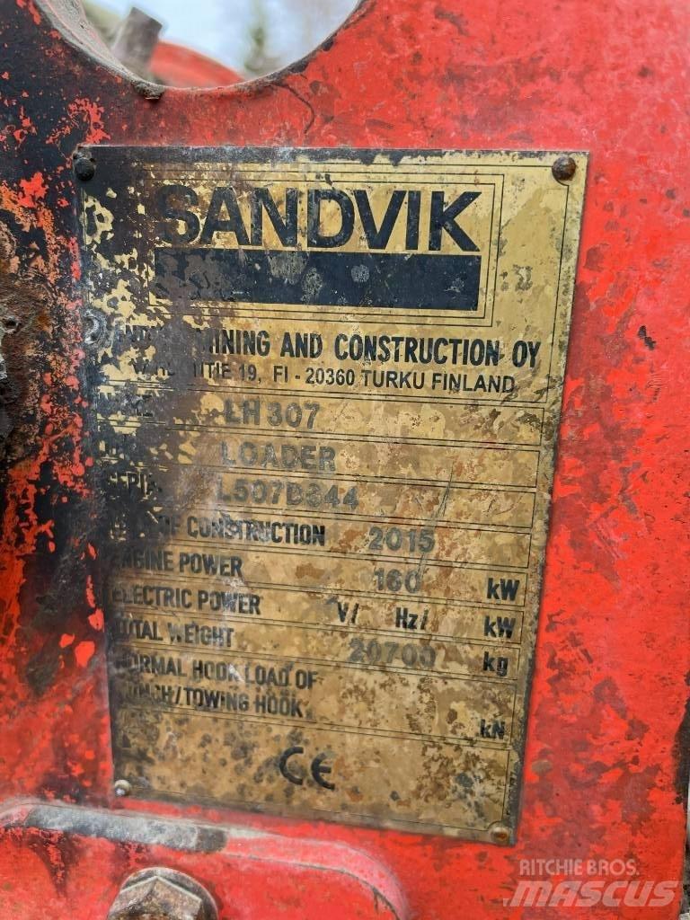 Sandvik LH 307 Υπόγειοι εκσκαφείς-φορτωτές