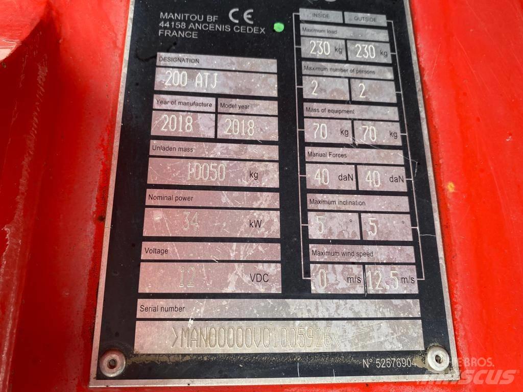 Manitou 200 ATJ Ανυψωτήρες με αρθρωτό βραχίονα