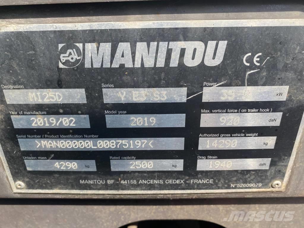 Manitou Mi25D Πετρελαιοκίνητα Κλαρκ
