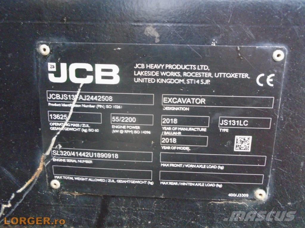 JCB JS 131 LC Εκσκαφείς με ερπύστριες