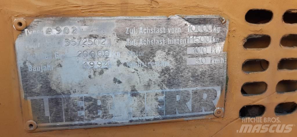 Liebherr A 902 Εκσκαφείς με τροχούς - λάστιχα