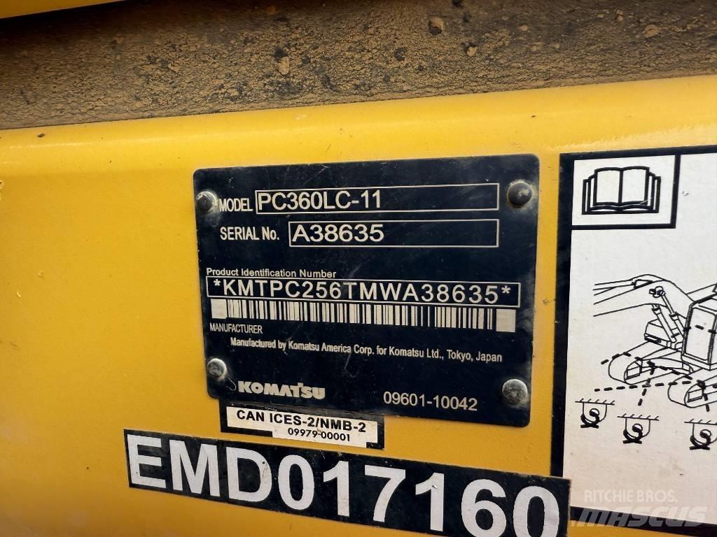 Komatsu PC360LC-11 Εκσκαφείς με ερπύστριες