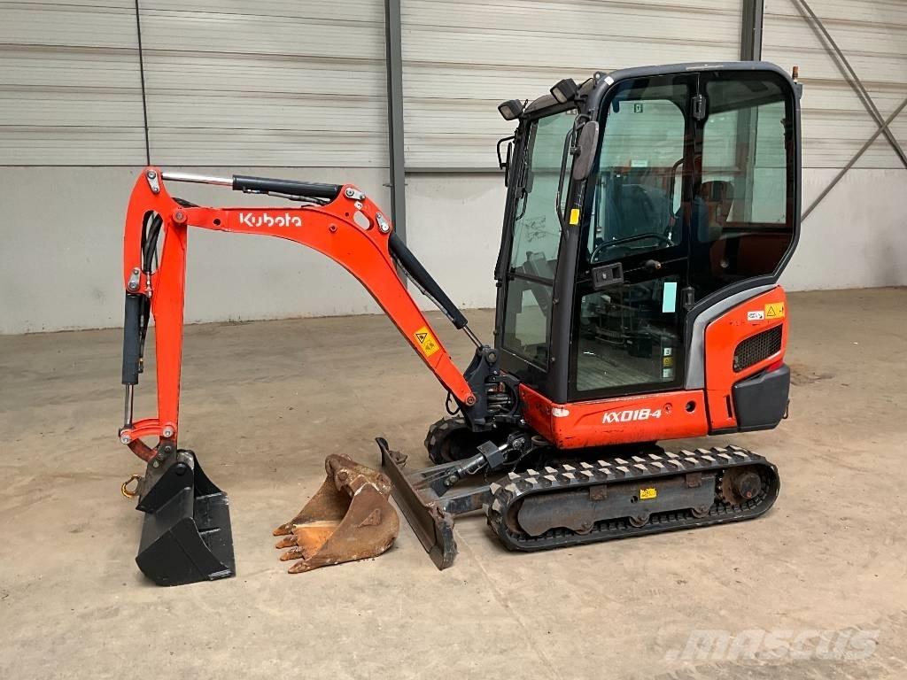 Kubota KX 018-4 Εκσκαφάκι (διαβολάκι) < 7t