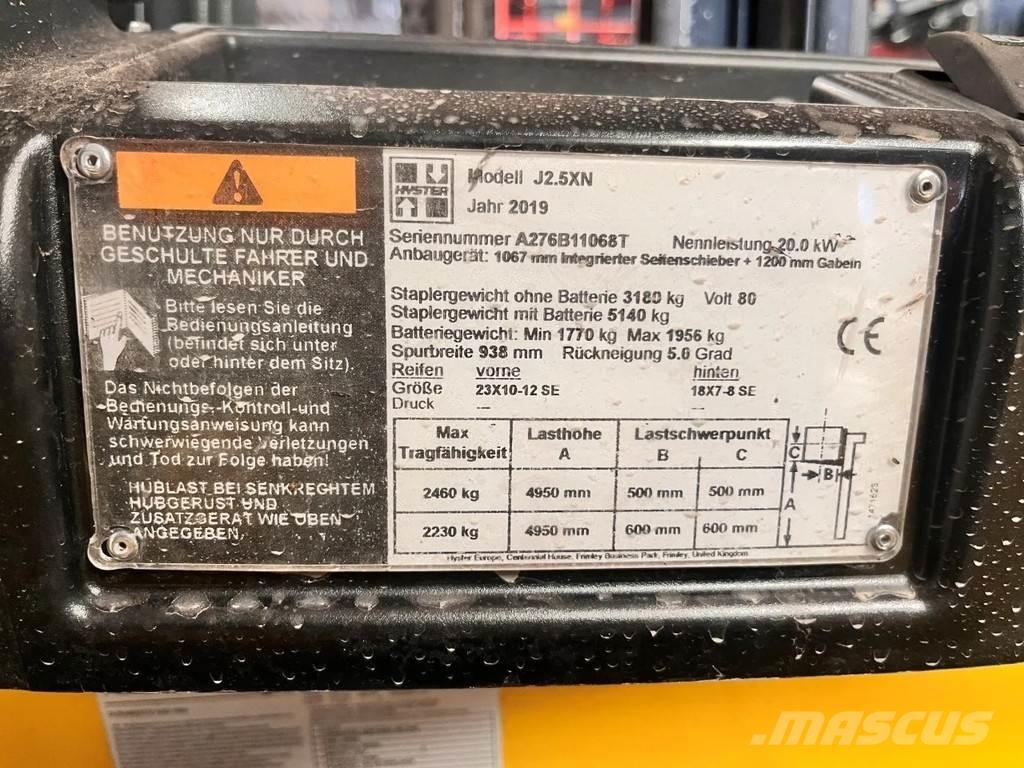 Hyster J2.5XN Ηλεκτρικά περονοφόρα ανυψωτικά κλαρκ