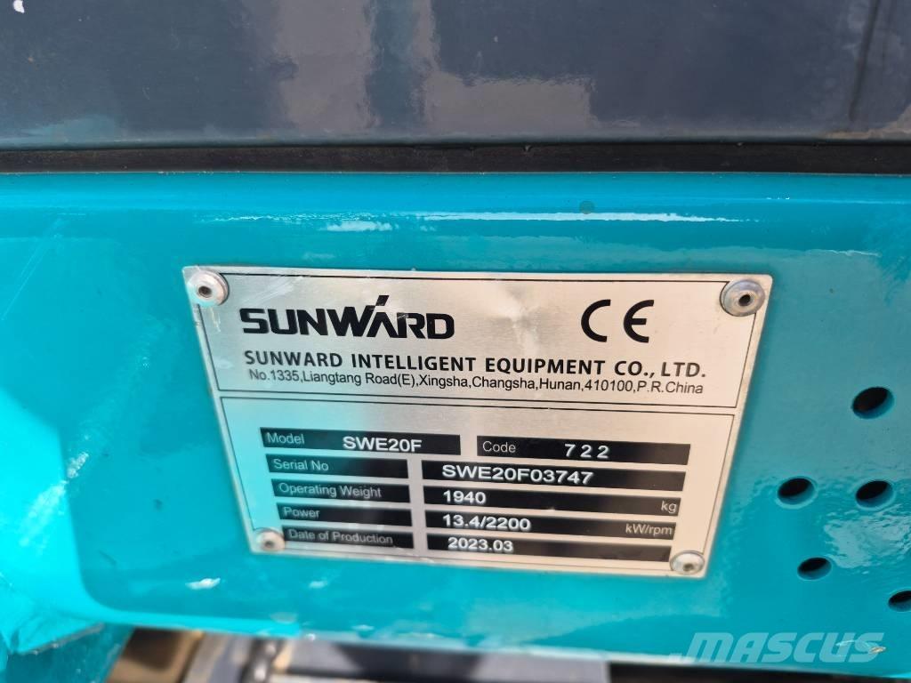 Sunward SWE 20 F Εκσκαφάκι (διαβολάκι) < 7t