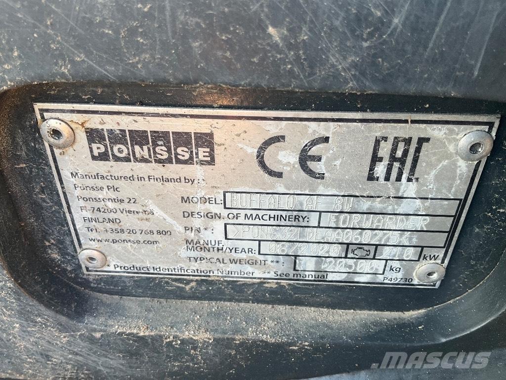 Ponsse BUFFALO AF 8W Μεταφορείς ξυλείας