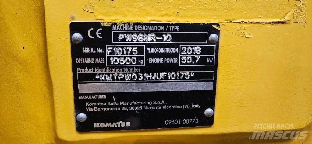 Komatsu PW98 MR10 Εκσκαφείς με τροχούς - λάστιχα