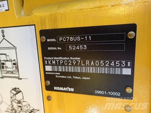Komatsu PC78US-11 Εκσκαφείς με ερπύστριες