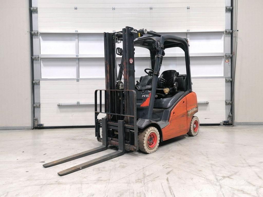 Linde H16T-01 Περονοφόρα ανυψωτικά κλαρκ με φυσικό αέριο LPG