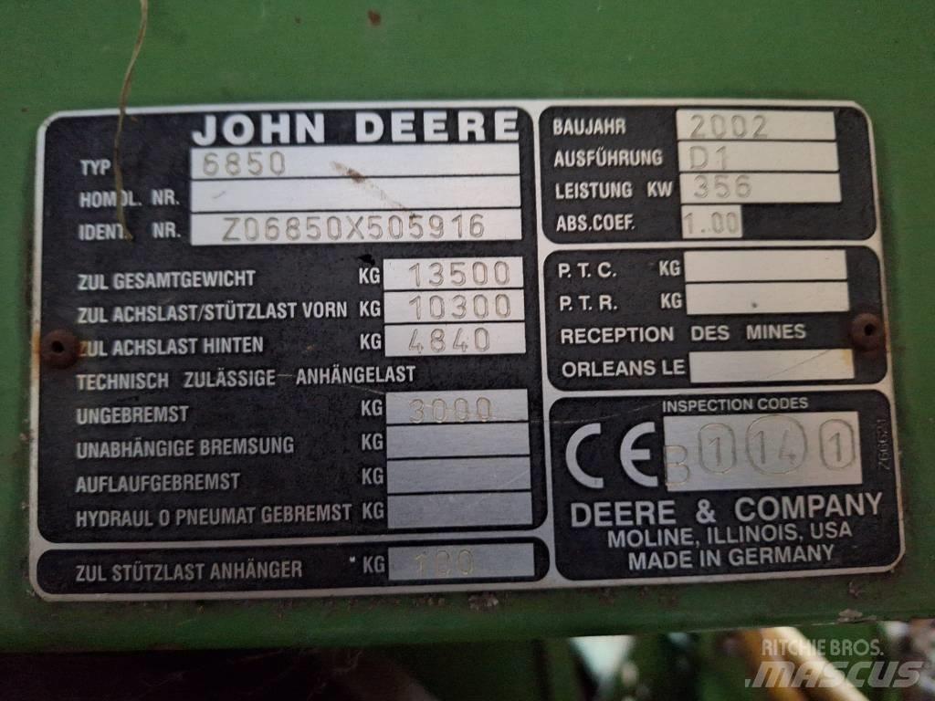 John Deere 6850 Μηχανές χορτονομής
