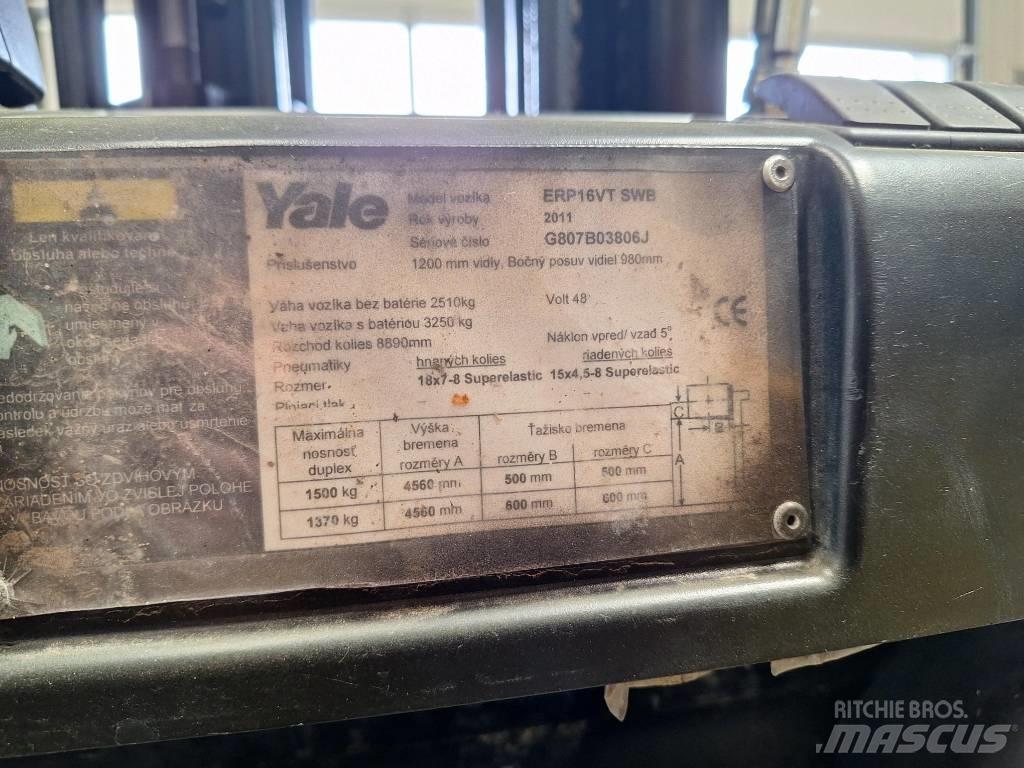 Yale ERP16VT Ηλεκτρικά περονοφόρα ανυψωτικά κλαρκ
