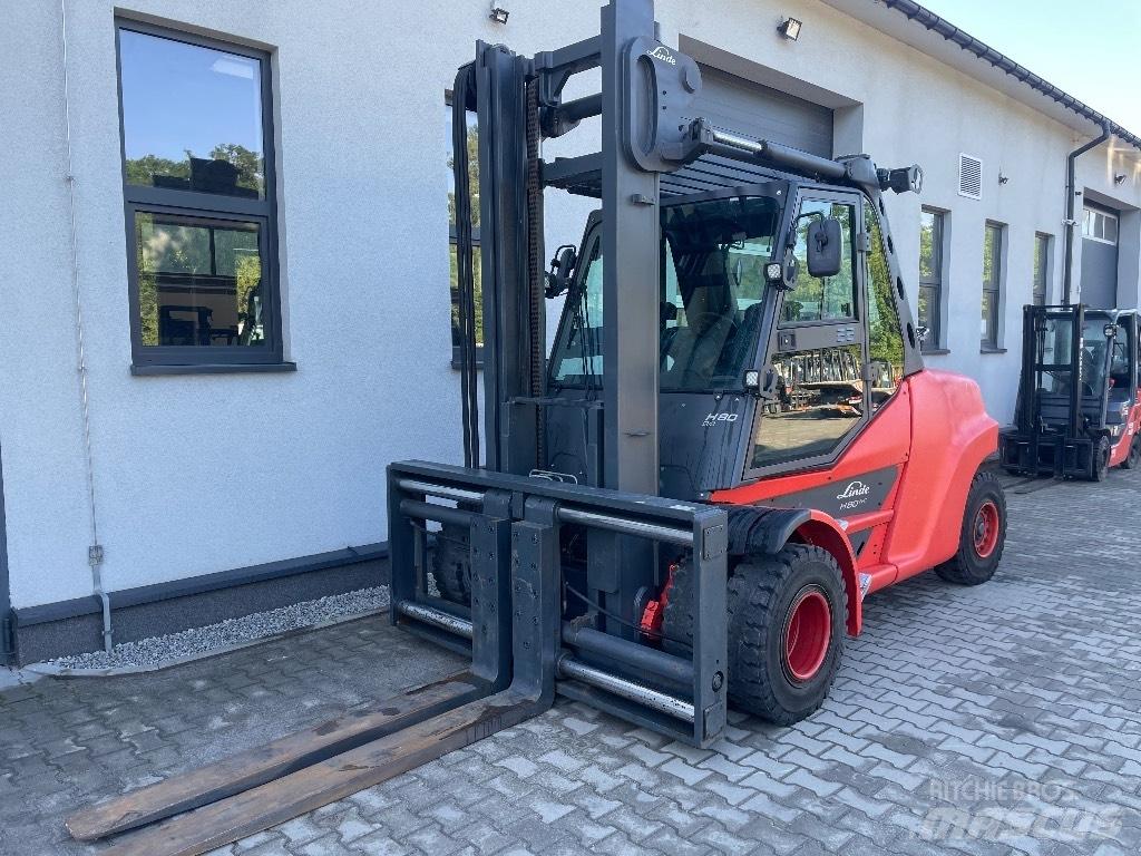 Linde H80T-03/1100 Περονοφόρα ανυψωτικά κλαρκ με φυσικό αέριο LPG