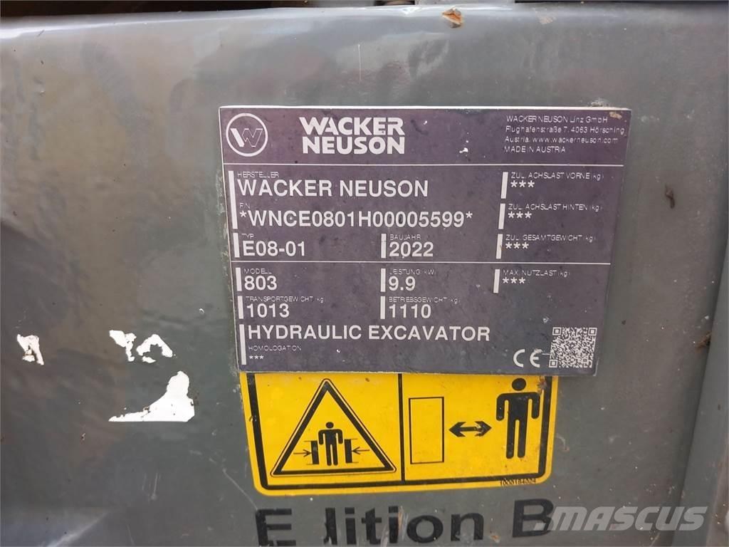 Wacker Neuson 803 Εκσκαφείς με ερπύστριες