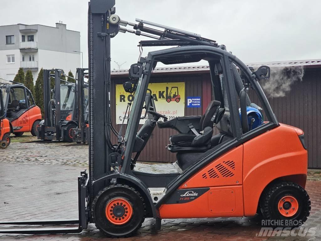 Linde H35T-02 Περονοφόρα ανυψωτικά κλαρκ με φυσικό αέριο LPG