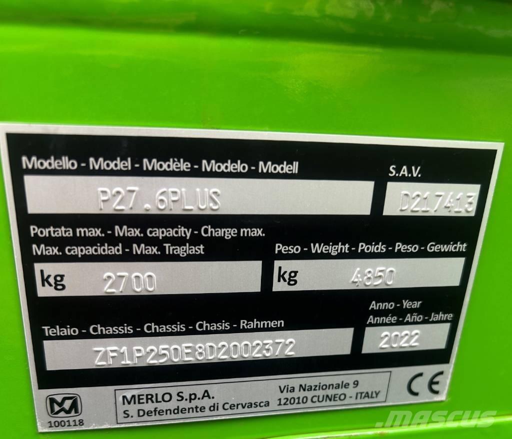 Merlo P 27.6 Plus Τηλεσκοπικοί ανυψωτές