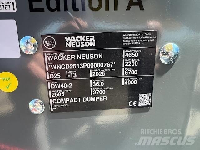Wacker Neuson DW 40 Σπαστό Dump Truck ADT