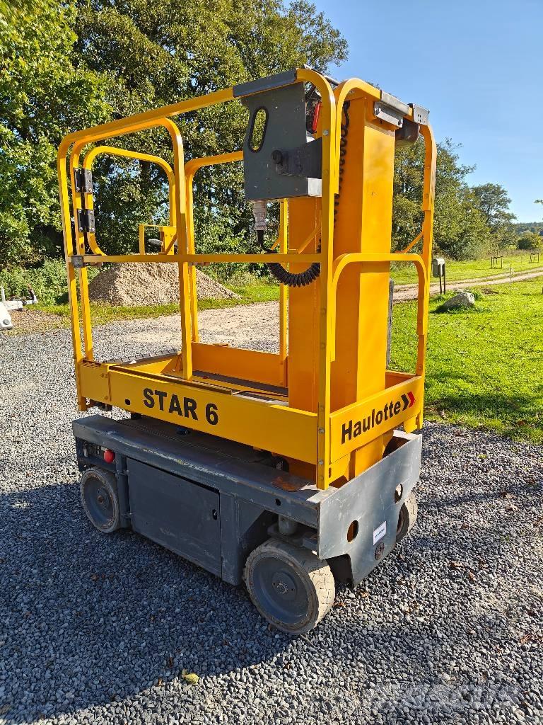 Haulotte Star 6 Ανυψωτήρες με κατακόρυφους πυλώνες
