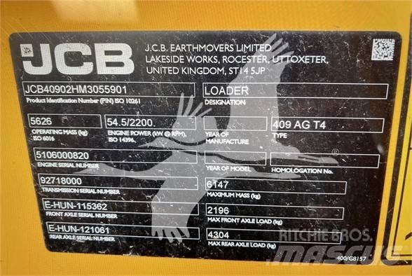 JCB 409 Φορτωτές με λάστιχα (Τροχοφόροι)