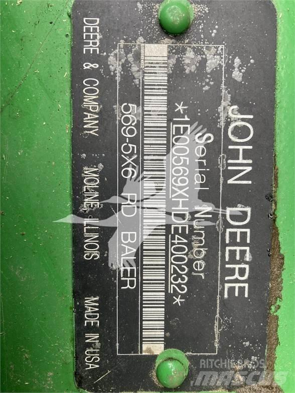 John Deere 569 Πρέσες κυλινδρικών δεμάτων