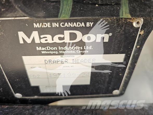 MAC DON FD250 Κεφαλές θεριζοαλωνιστικών μηχανών