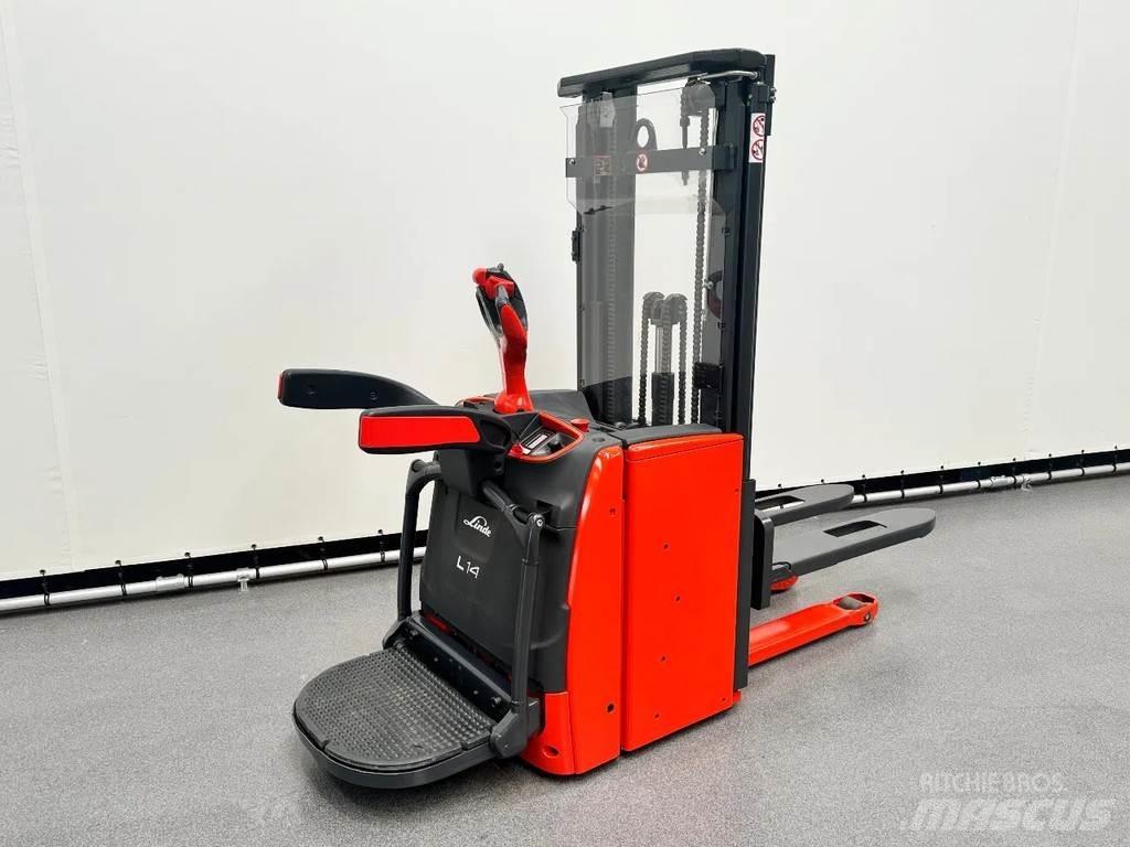 Linde L 14 AP Παλετοφόρα πεζού χειριστή με ιστό