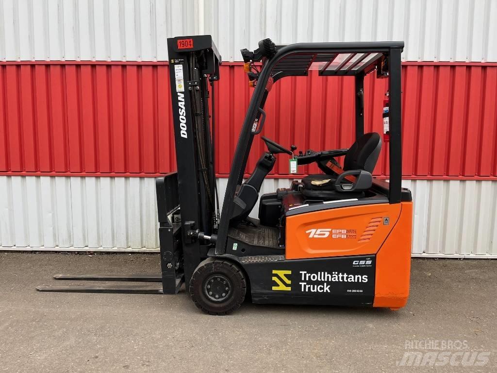 Doosan B 15 T-7 Ηλεκτρικά περονοφόρα ανυψωτικά κλαρκ