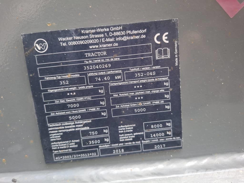 Kramer 8115 Φορτωτές με λάστιχα (Τροχοφόροι)