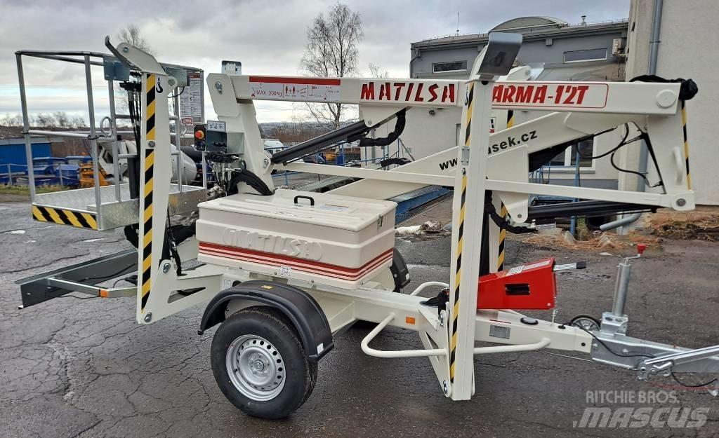 Matilsa Parma 12T Εναέριες πλατφόρμες τοποθετημένες σε ρυμούλκα