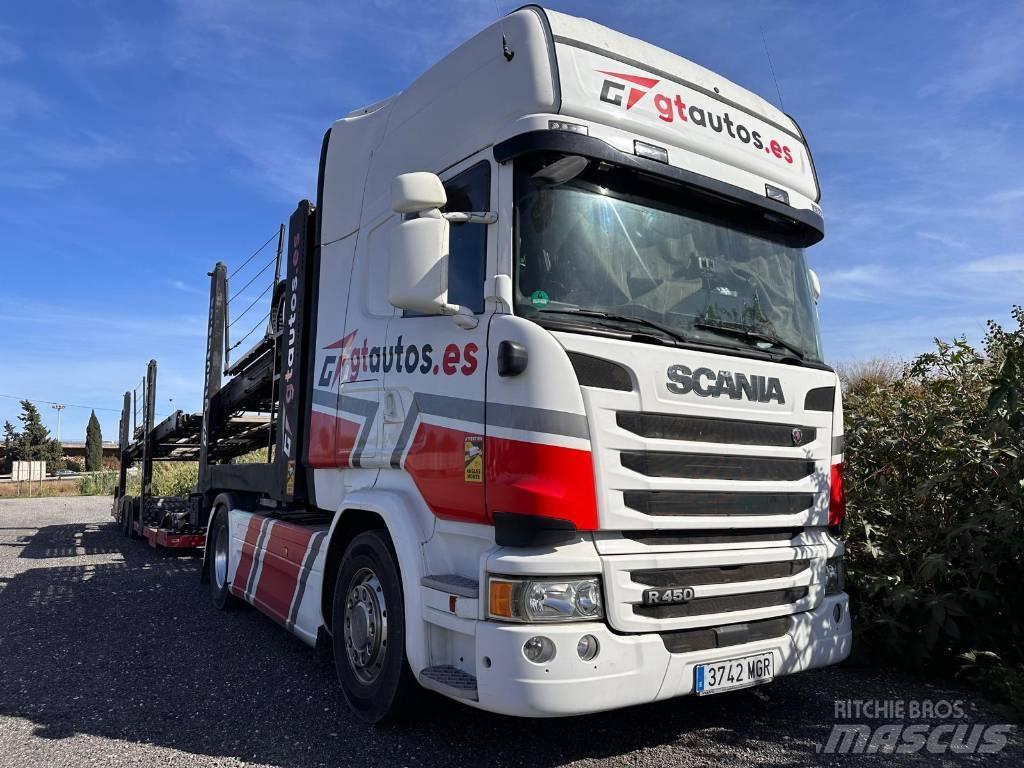 Scania R 450 Νταλίκες μεταφοράς οχημάτων
