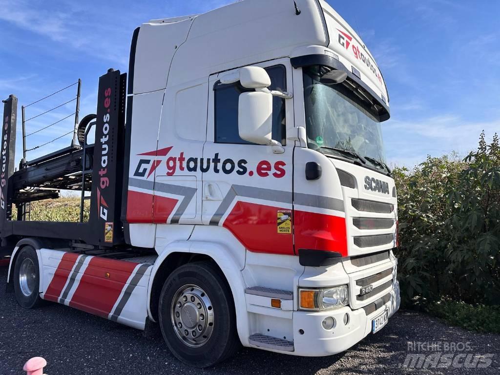 Scania R 450 Νταλίκες μεταφοράς οχημάτων