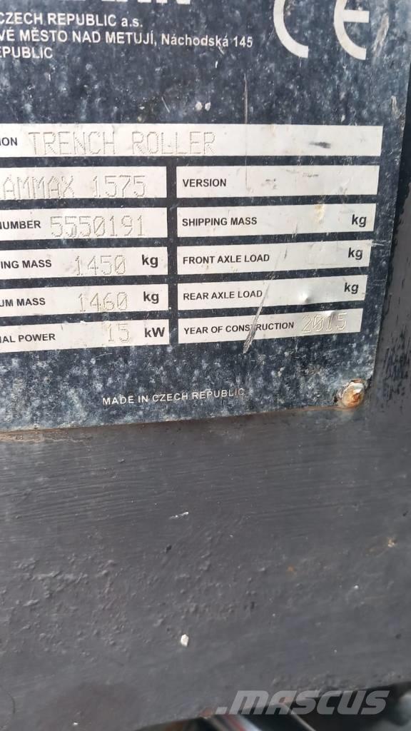 Rammax 1575 Κύλινδροι συμπίεσης εδάφους