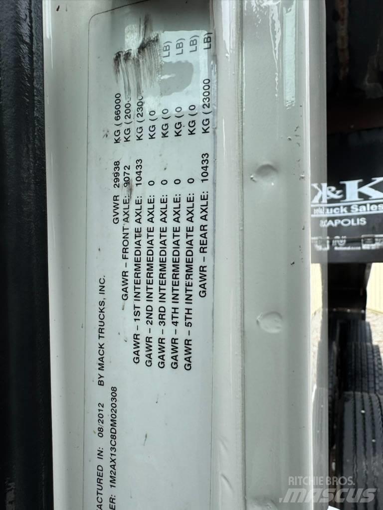 Mack GU813 Φορτηγά Ανατροπή