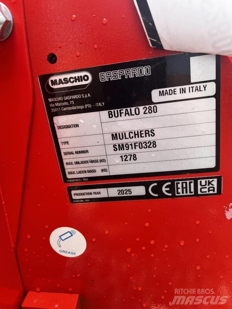 Maschio Bufalo 280 Χορτοκοπτικά και κορυφολόγοι βοσκοτόπων