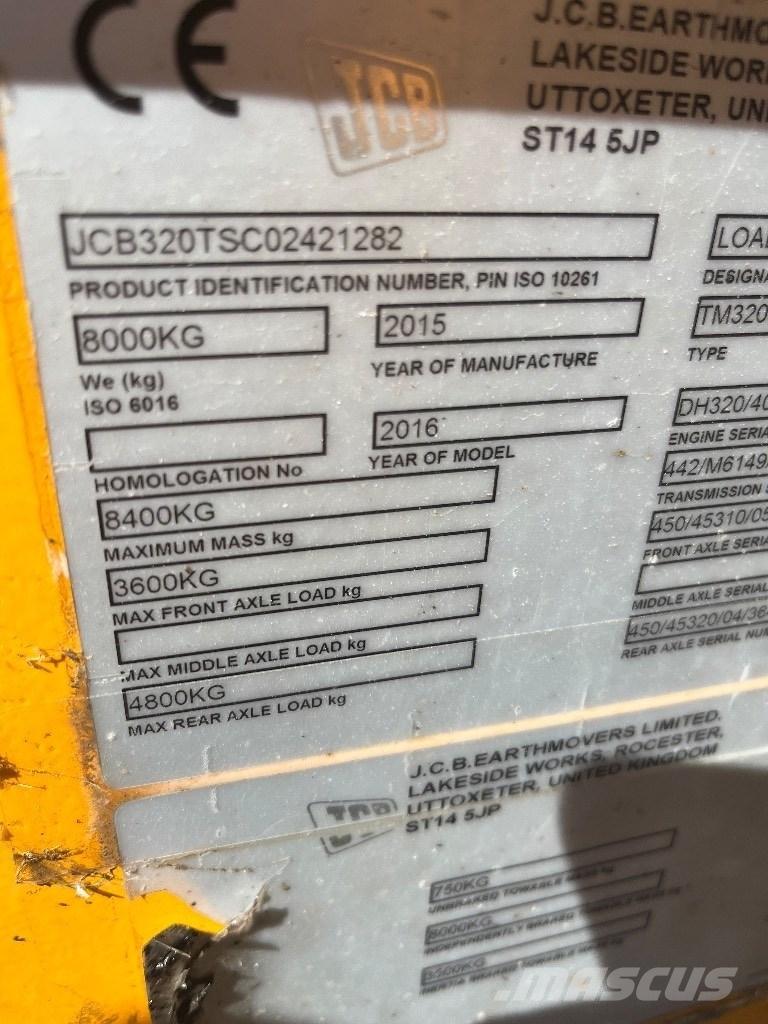 JCB TM 320 S Συστήματα τηλεχειρισμού για τη γεωργία