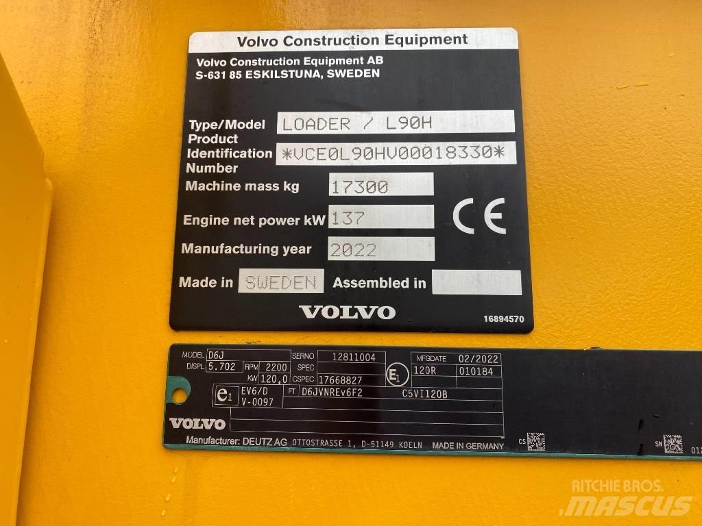Volvo L90H  / L 90 H Φορτωτές με λάστιχα (Τροχοφόροι)