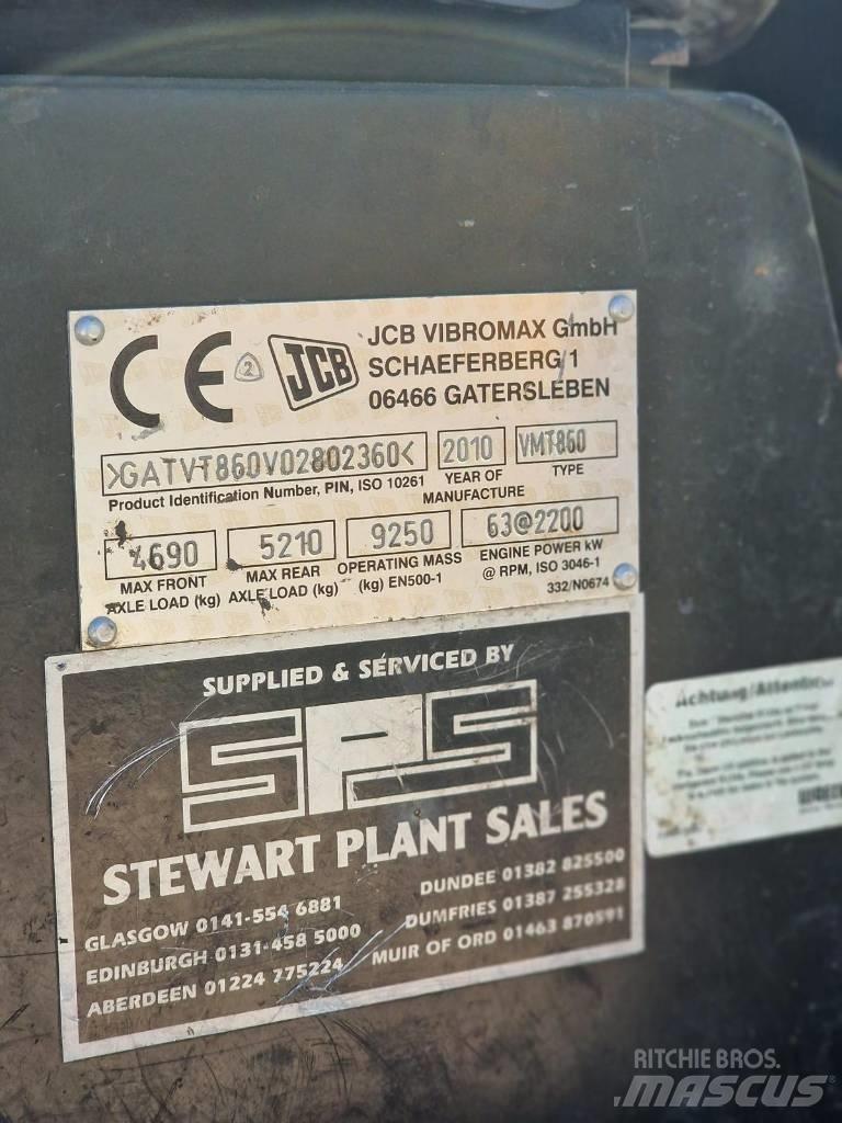 JCB Vibromax VMT 860 Οδοστρωτήρες διπλού κυλίνδρου