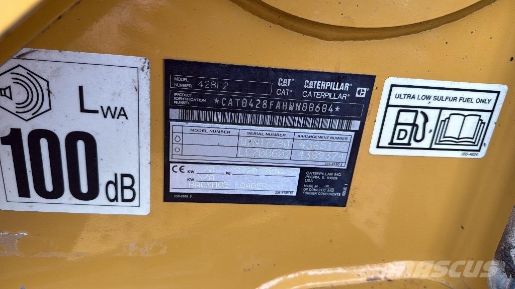 CAT 428 F Εκσκαφείς Φορτωτές τύπου JCB