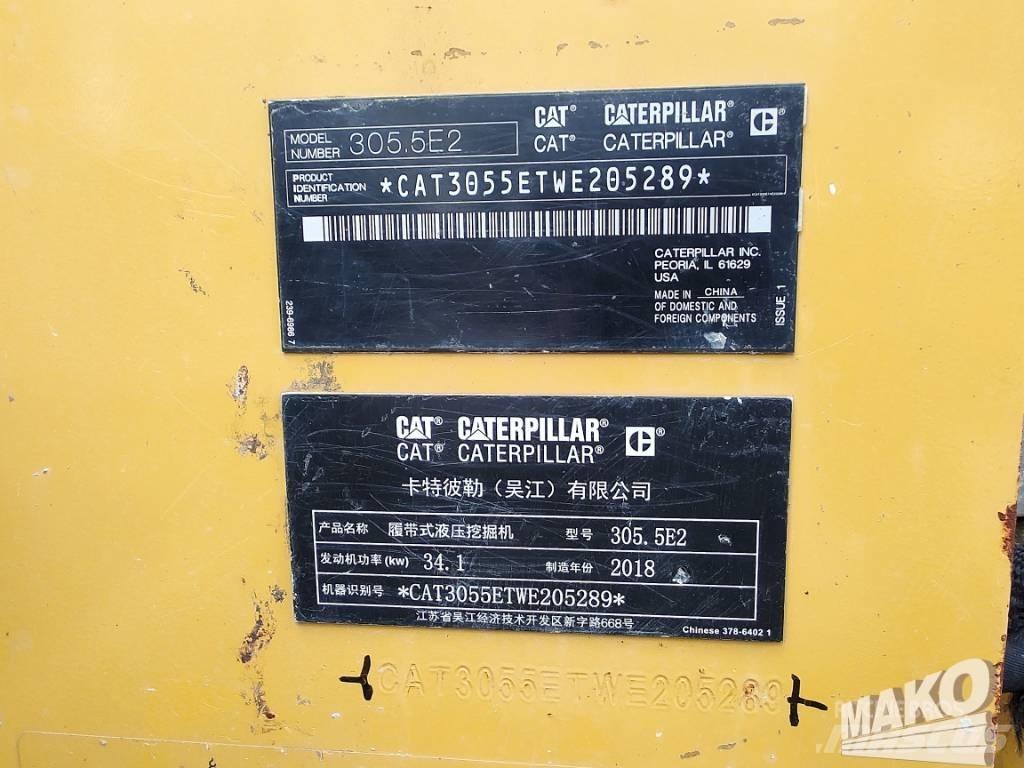 CAT 305.5 Εκσκαφείς με ερπύστριες