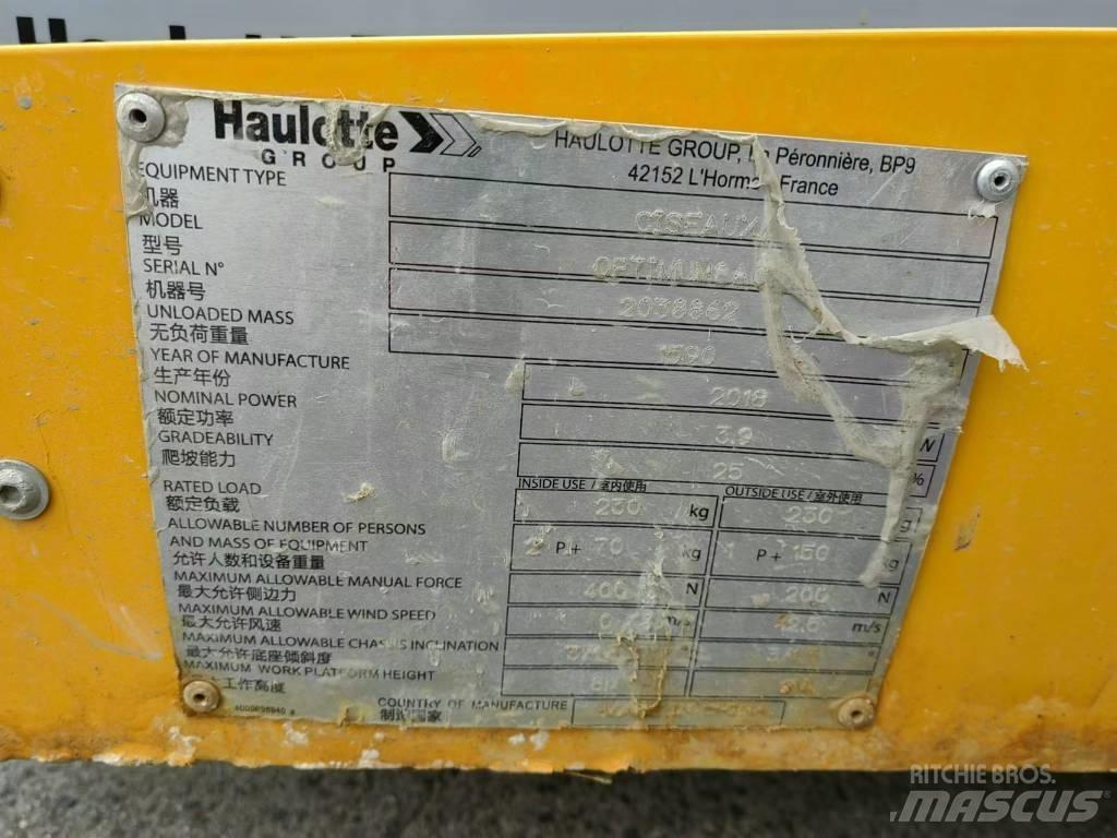 Haulotte OPTIMUM 8 Ανυψωτήρες ψαλιδωτής άρθρωσης