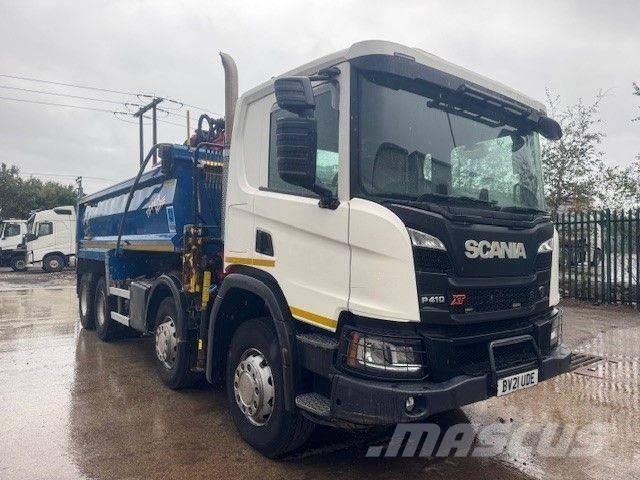 Scania P410 XT Φορτηγά Ανατροπή