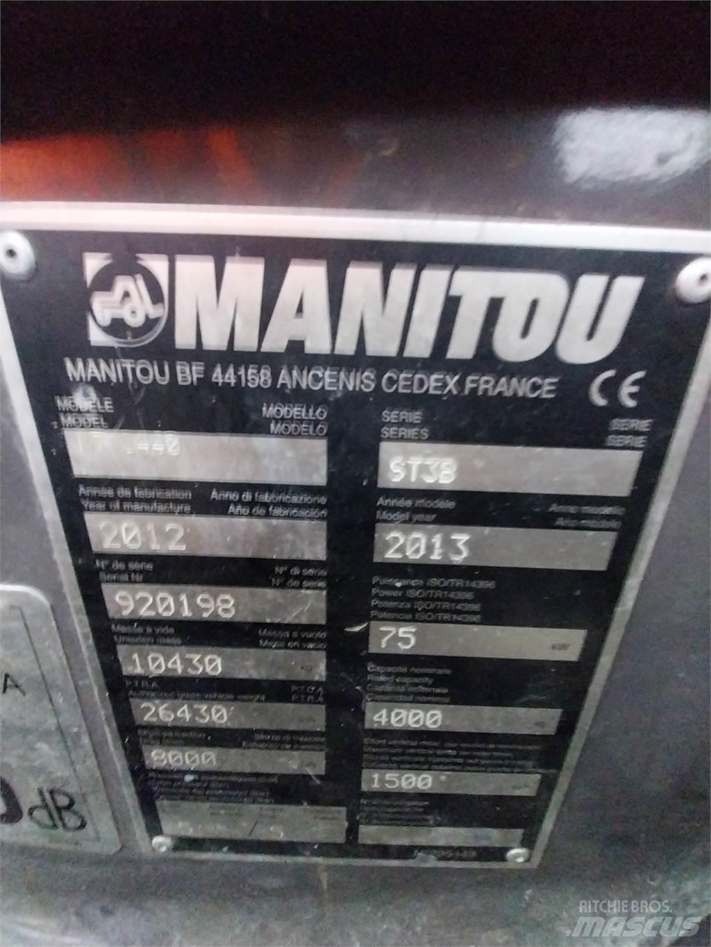 Manitou MT1440 Τηλεσκοπικοί ανυψωτές