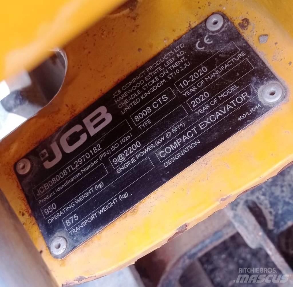 JCB 8008 CTS Εκσκαφάκι (διαβολάκι) < 7t
