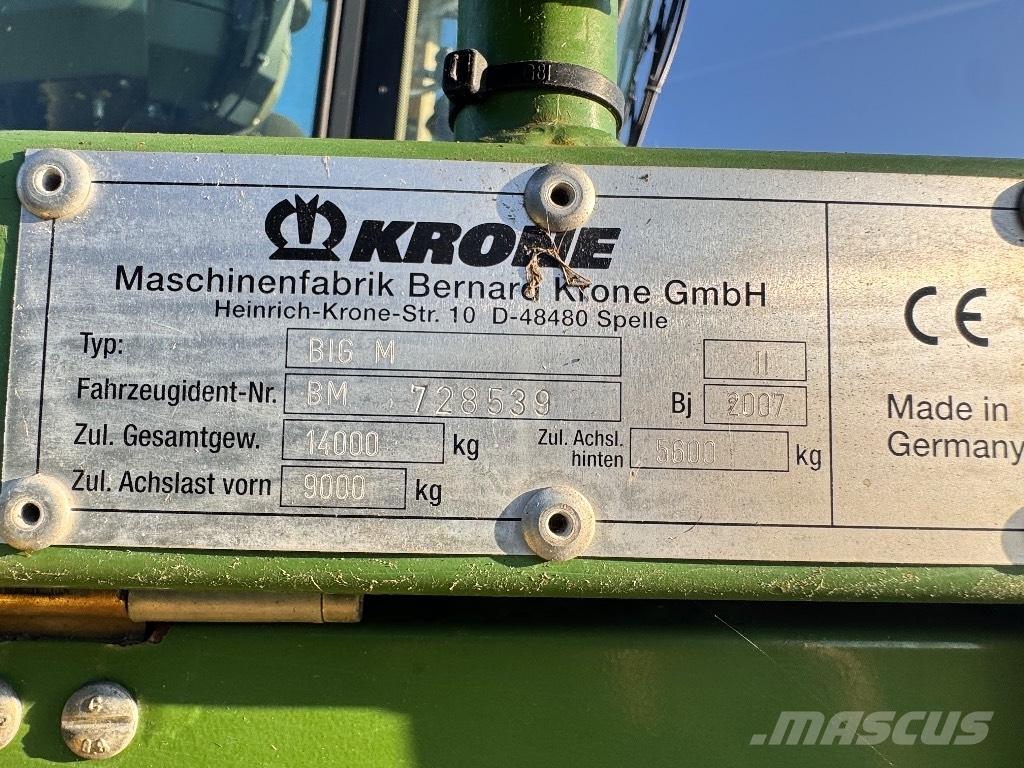 Krone Big M II Χορτοκοπτικά